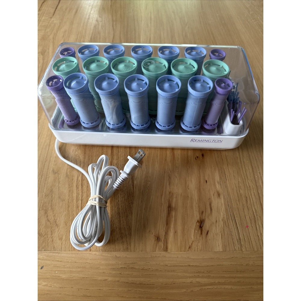 REMINGTON smart setter 20 multi color HOT ROLLERS 20 CURLERS CLIPS Model H -1046